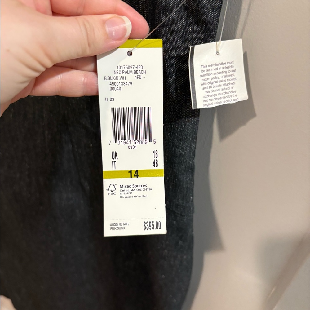Anne Klein Charcoal Midi Dress | MSRP $395 - Picture 7 of 7